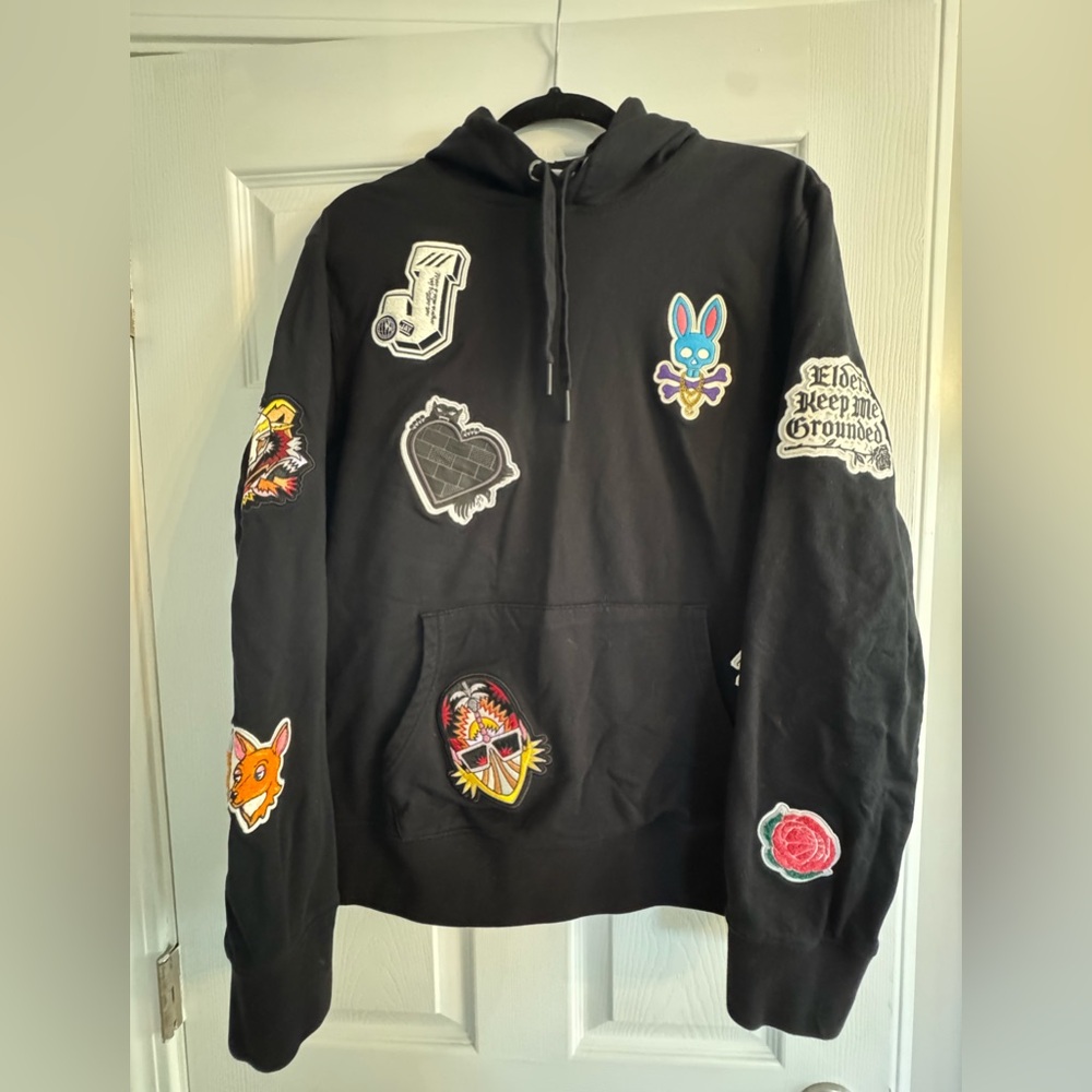 PSYCHO BUNNY COLOR OUTSIDE THE LINES HOODIE